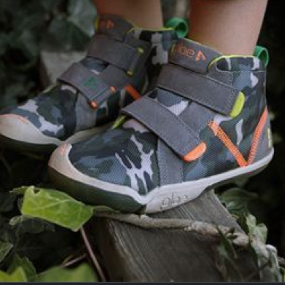 NIB PLAE Max Suede Steel Camo Kids Sneakers - Picture 10 of 10